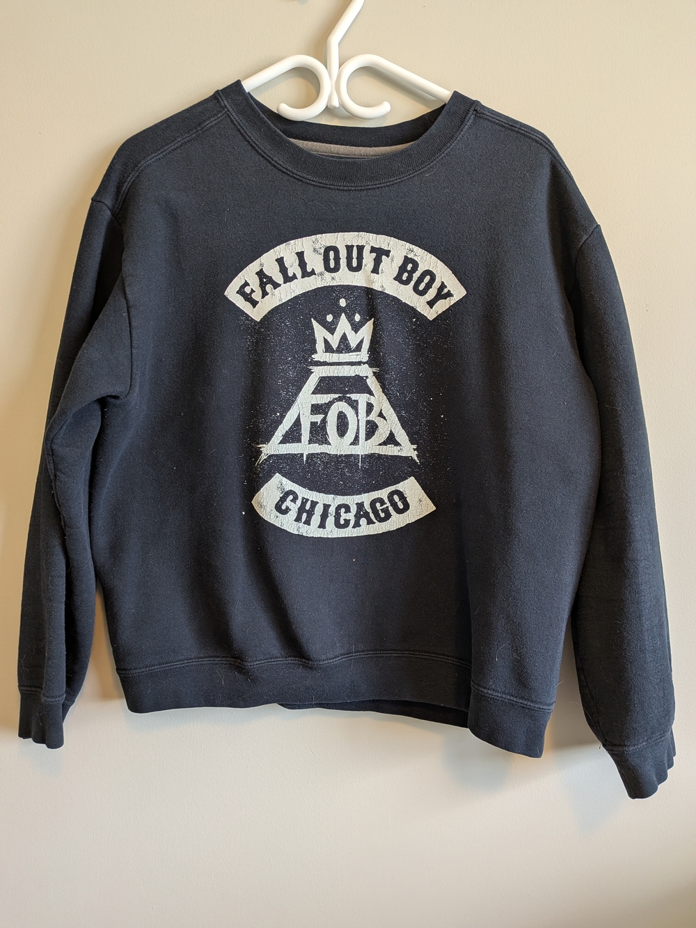 Fall Out Boy Black Crewneck Sweatshirt